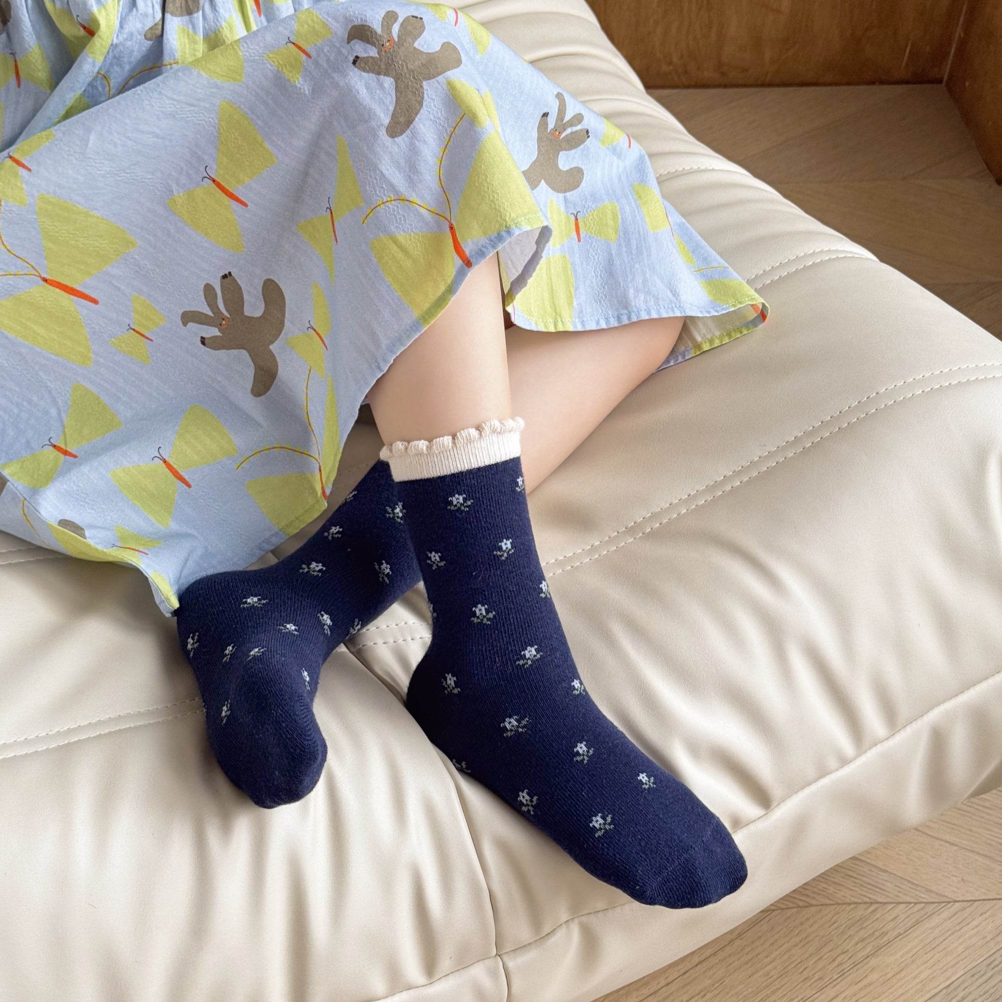 Kid's Girls' Seaside Charm Assorted Socks - 5 Pairs - Weavasocks