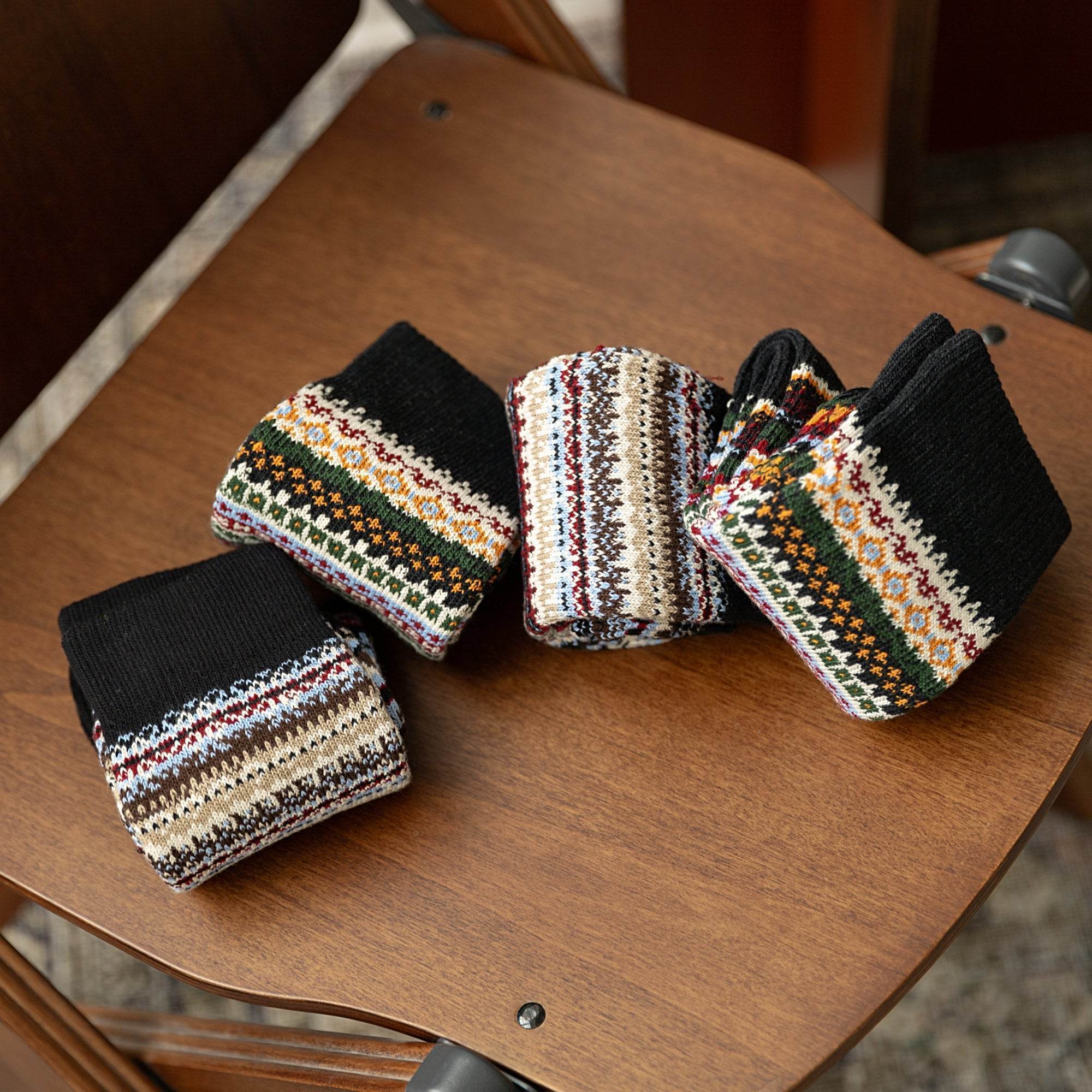 Men's Heritage Fair Isle Socks-3 Pack