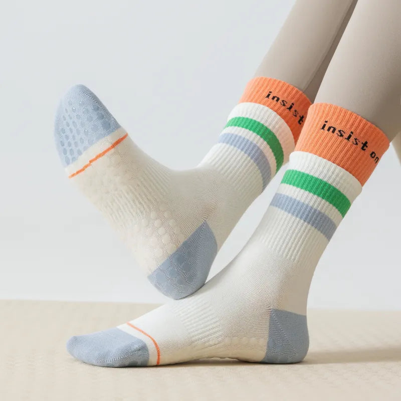 Retro Grip Socks
