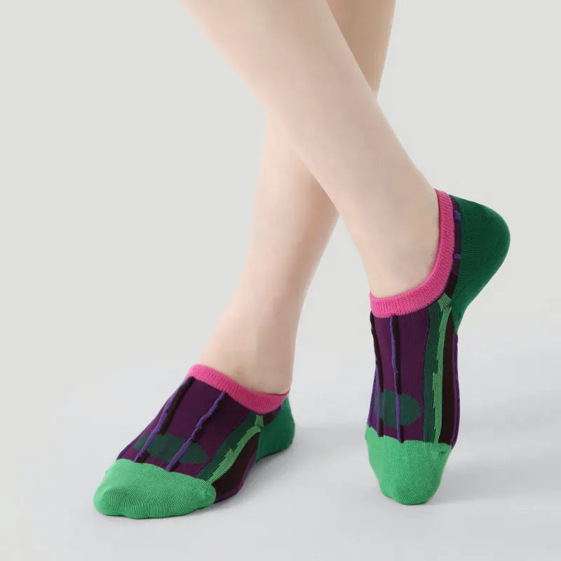 Abstract No-Show Socks