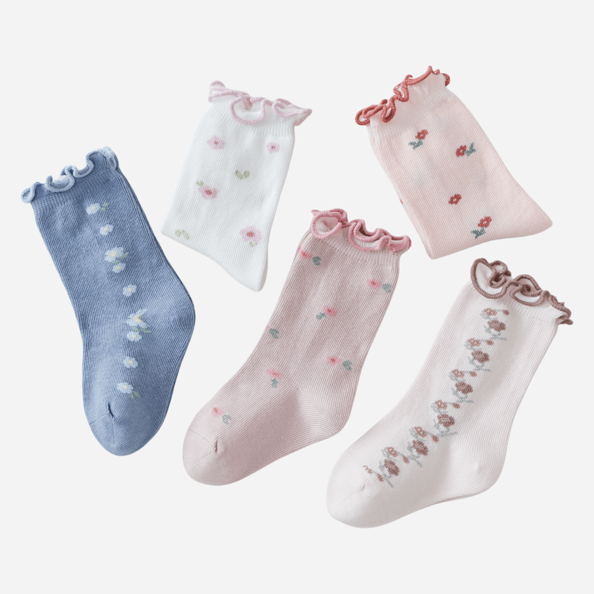 Babies The Wildflower Socks-3 pack - Weavasocks