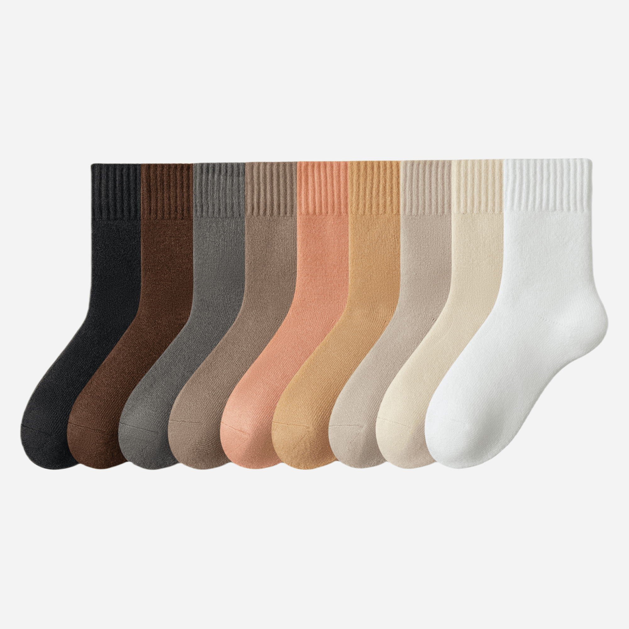 Women's Toasty Plush Crew Socks-5 Pack - Weavasocks