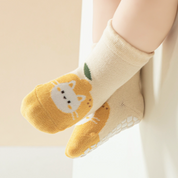Baby’s Toe-Cap Friends Non-Slip Socks 4-Pack