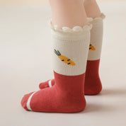 Baby’s Sweetheart & Carrot Ruffle Socks 4-Pack