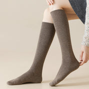 Women‘s 47.5% Wool Blend Thermal Knee-High Socks