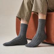 Men's Classic Chunky Rib Wool Socks