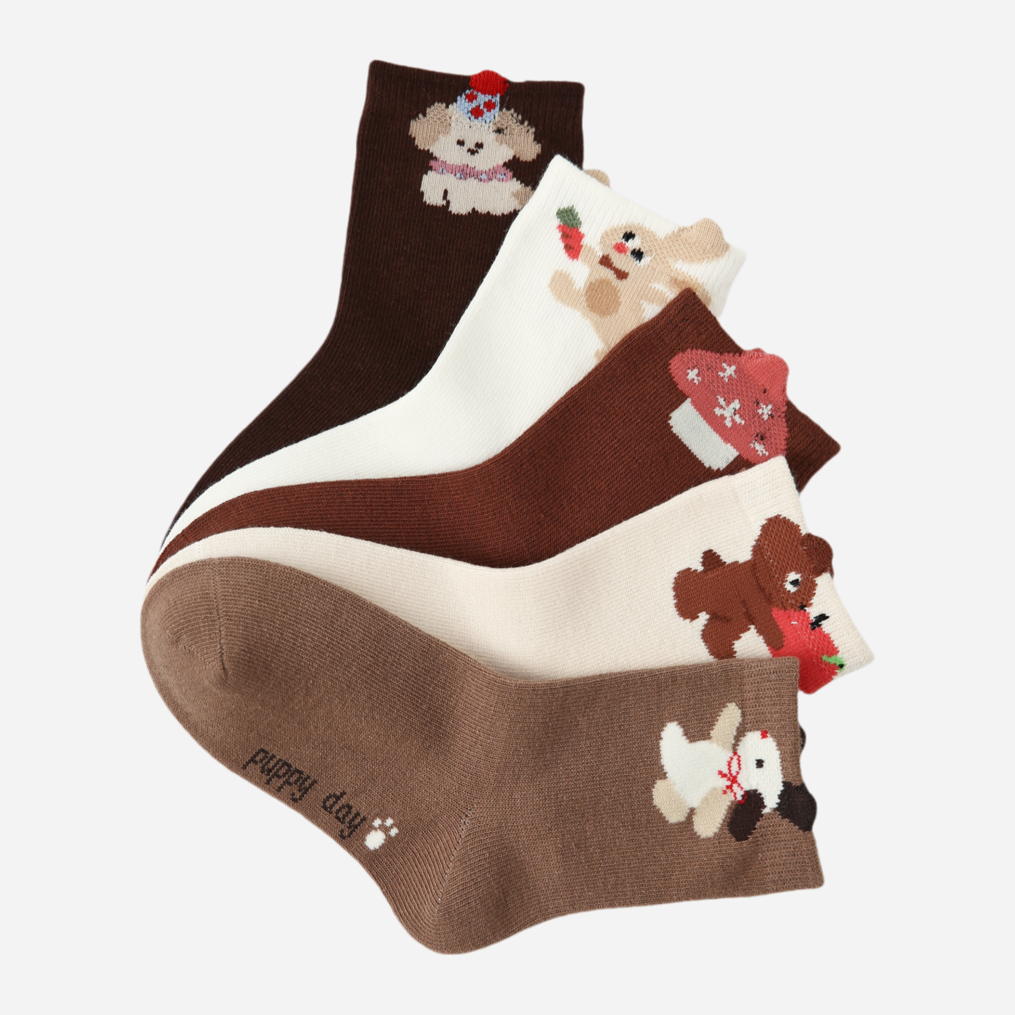 Kids' Whimsical Forest Sock Society-5 Pack