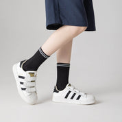 Kid's Retro Stripe Athletic Socks - 5 Pairs - Weavasocks