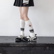 Kid's Preppy Pup Crew Socks - 2 Pairs - Weavasocks