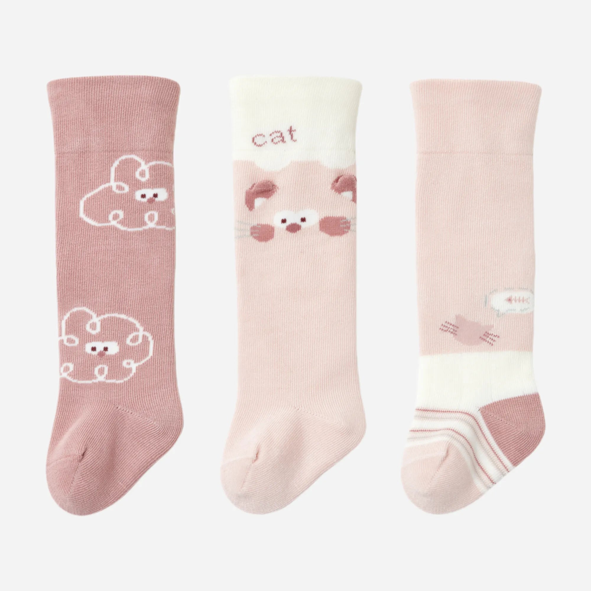 Babies' Baby Knee-High Socks-3 Pairs