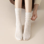 Confetti Ribbed Knit Socks