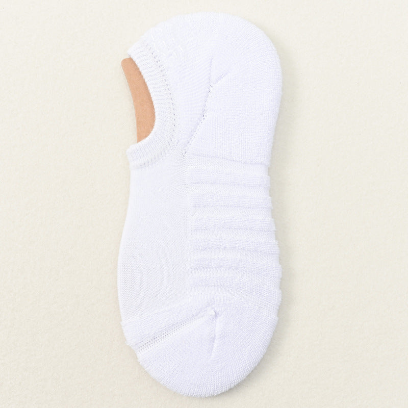 Men's 92% Cotton Cushioned Invisible Socks