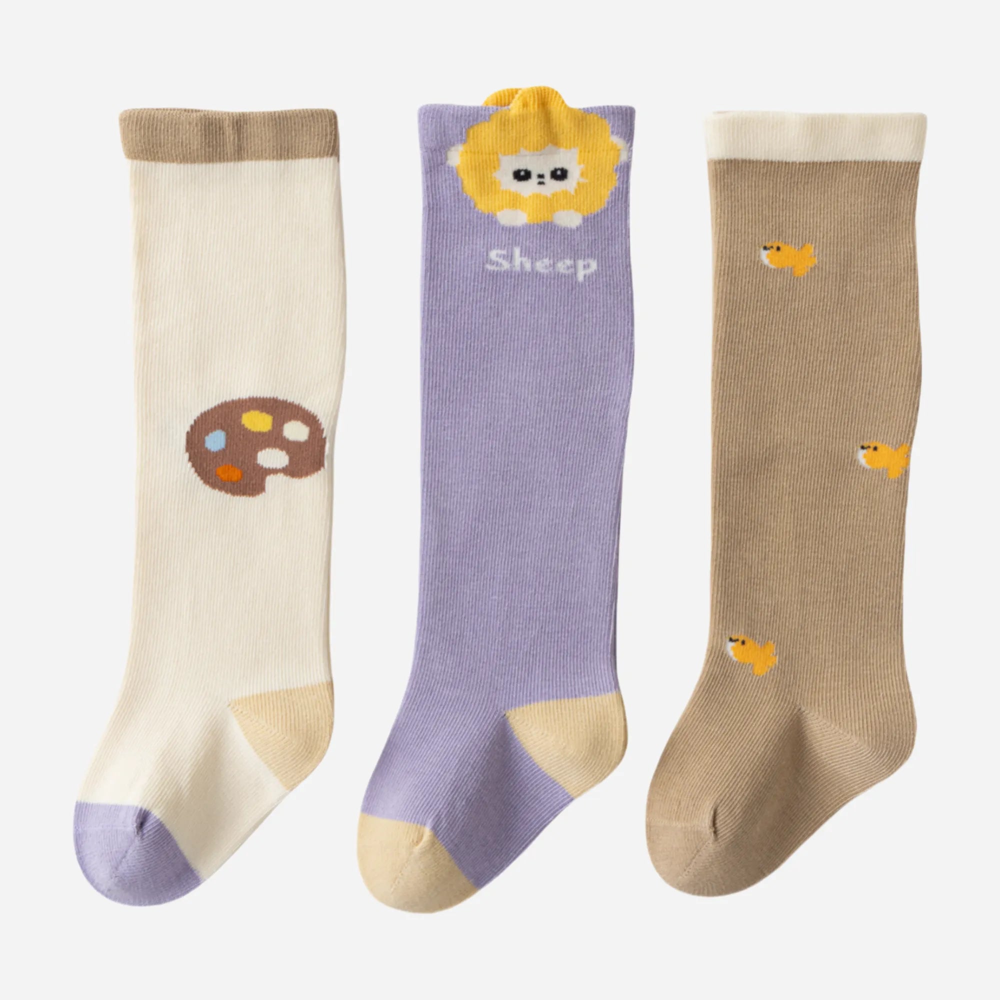 Babies The Little Artist Knee-Highs-3 Pairs