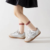 Kid's Color-Cuff Ribbed Crew Socks - 5 Pairs - Weavasocks