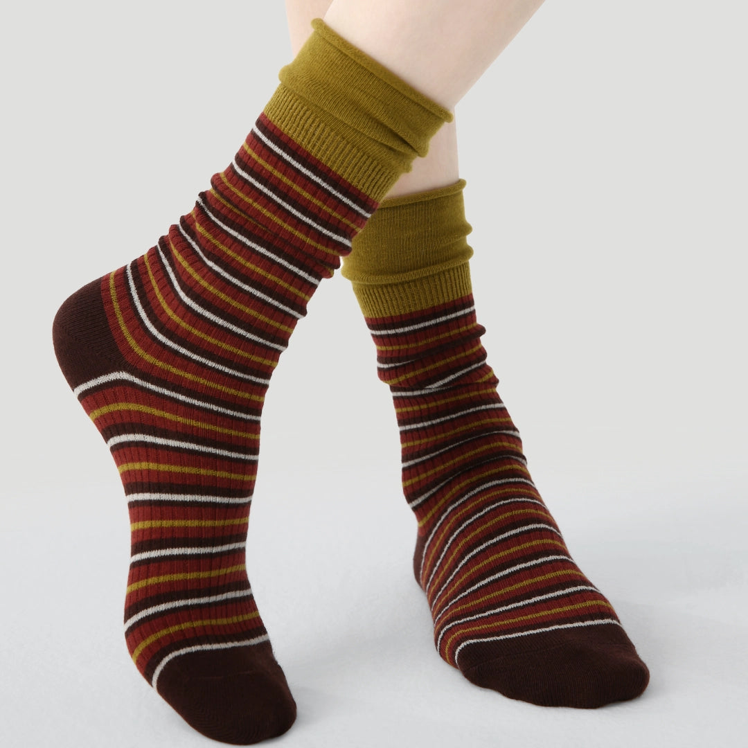 Striped Cuff Socks