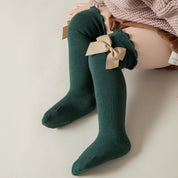 Baby’s Grosgrain Bow Knee-High Socks 3-Pack