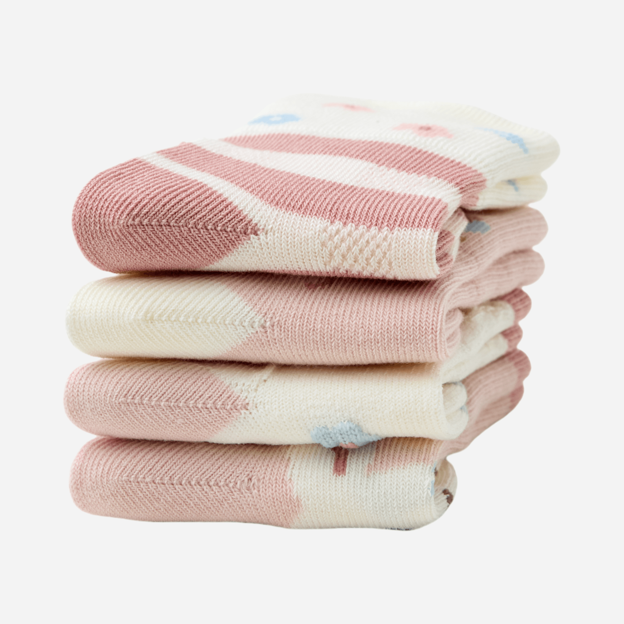 Babies The Cottontail Crew Socks-4 pack - Weavasocks