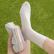 Women's 99% Supima® Cotton Silk-Touch Quarter Socks - product photo showing soft cotton comfort