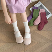 Kid's Classic Ribbed Crew Socks - 5 Pairs - Weavasocks