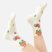 Kid‘s Fairytale Forest Thickened Terry Socks 5-Pack