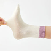 Kid‘s Retro Color-Block 97.1% Cotton Crew 5-Pack