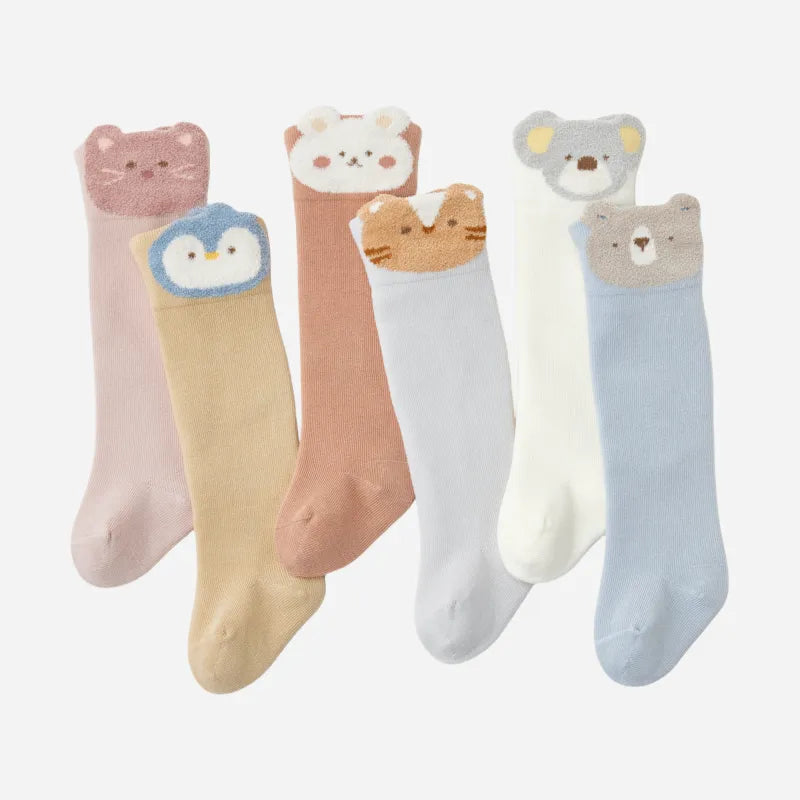 Babies' Cuddle Buddies Knee Socks-3 Pairs