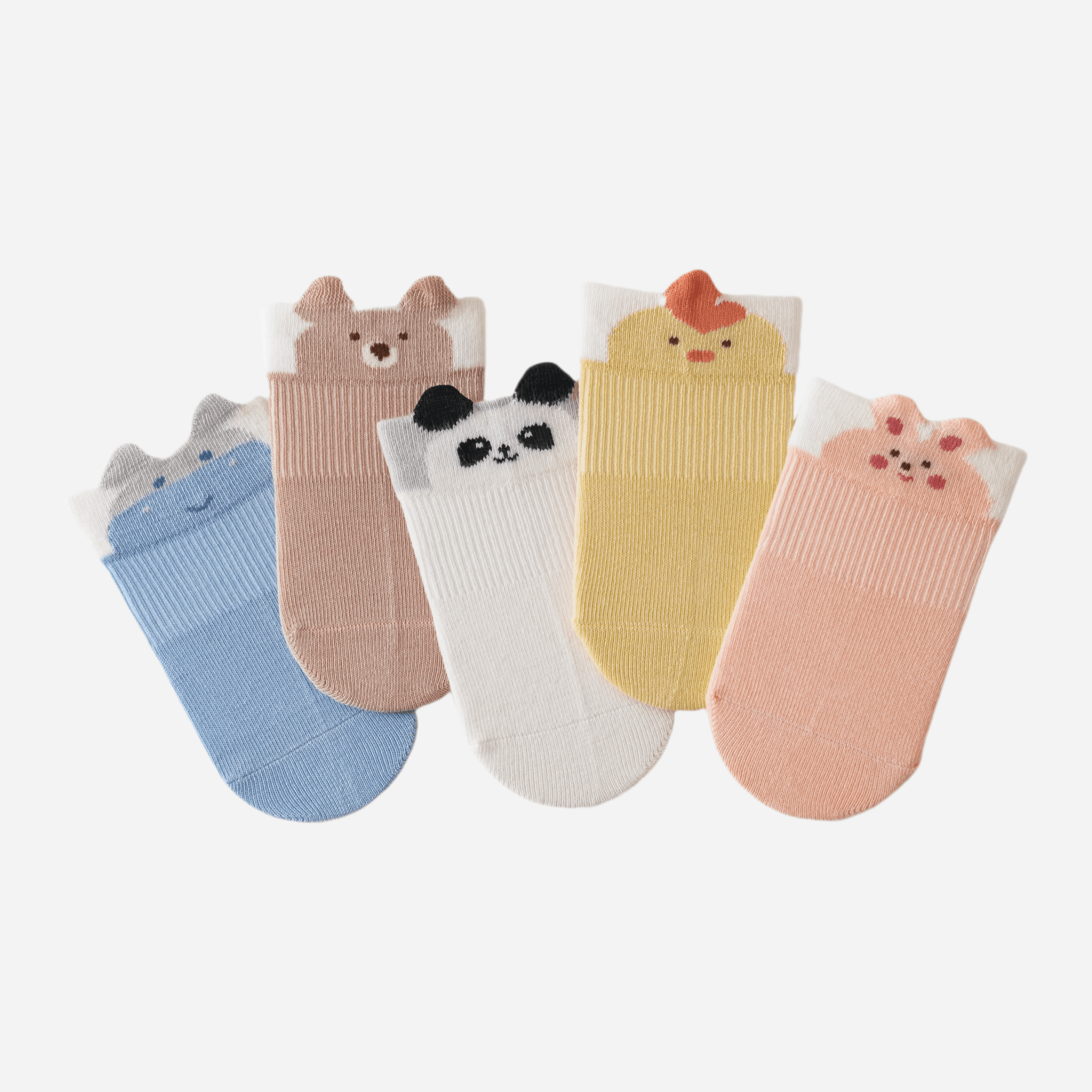 Babies' Pop-Out Pattern Grip Socks-4 Pack - Weavasocks