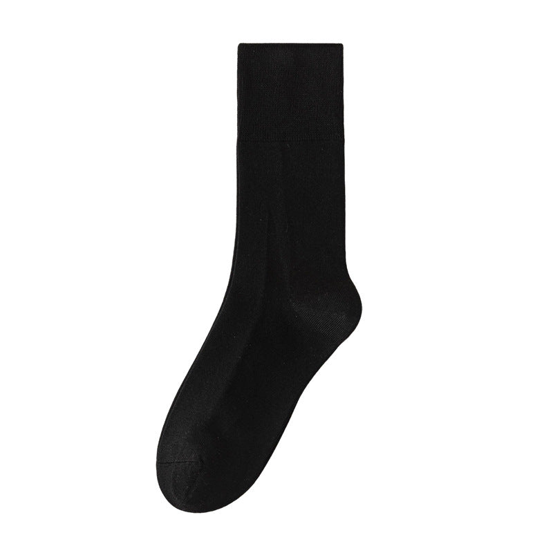 Men's Heathered 98% Cotton Loose Top Socks