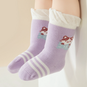 Baby’s 3D Cat Ears Pastel Crew Socks 4-Pack