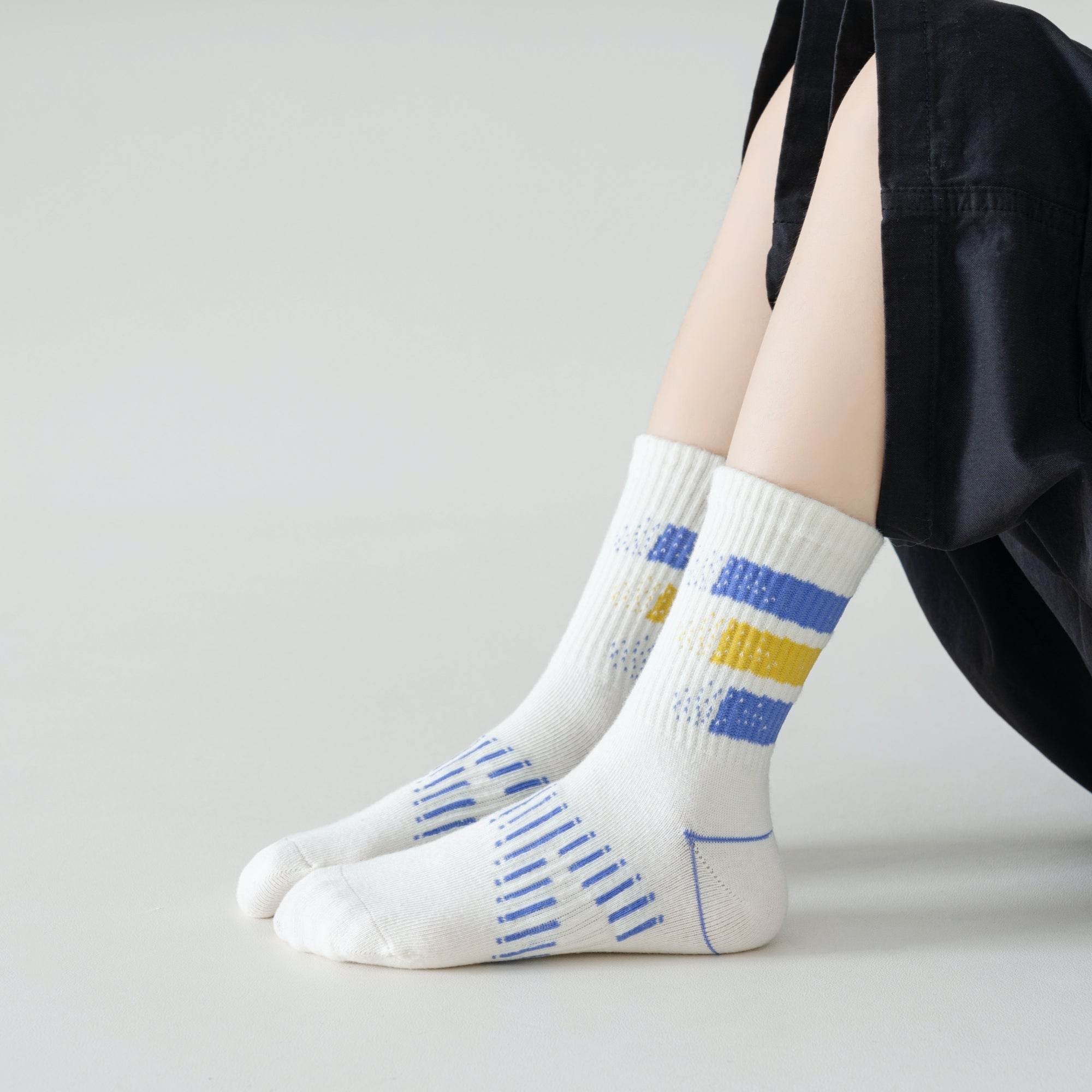 Kid's Modern Athletic Crew Socks - 5 Pairs - Weavasocks