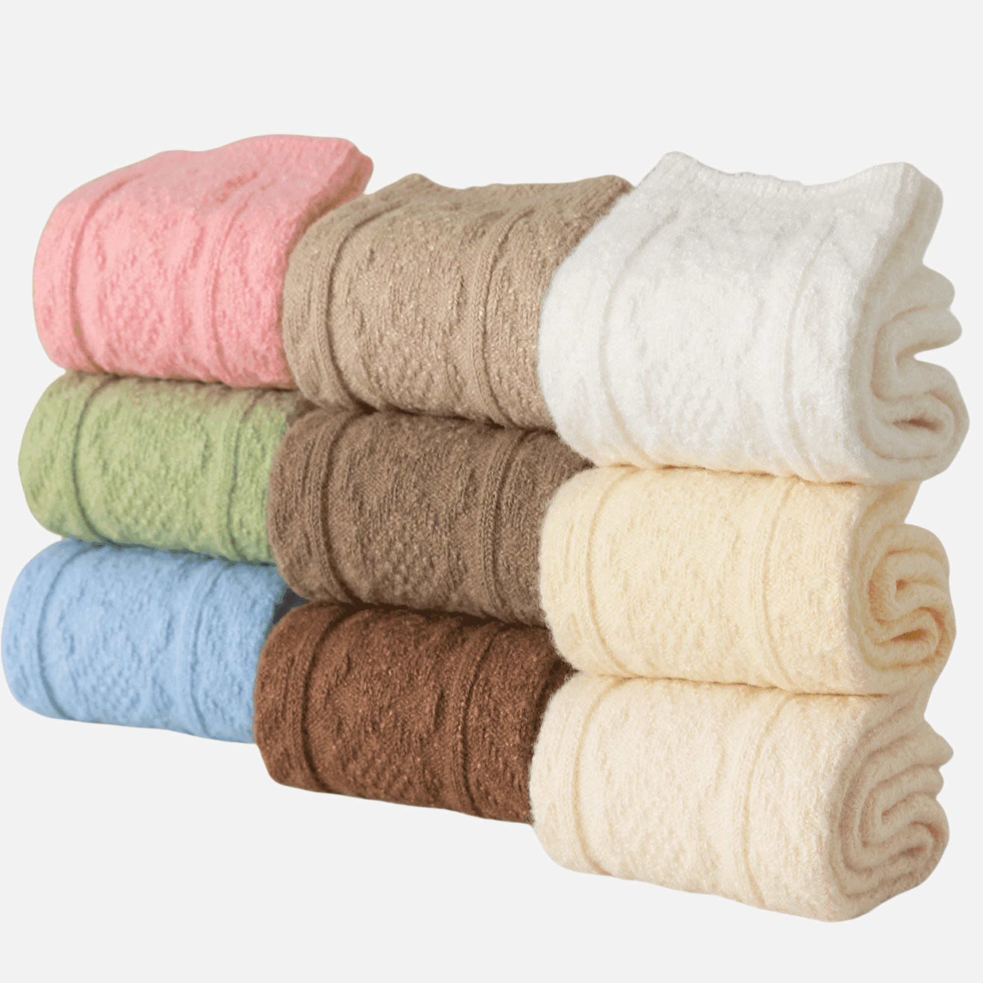 Women's The Plush Cable-Knit Socks-4 Pack