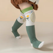 Baby & Toddler Cotton Crawling Knee-High Socks 3-Pack - sock set showing soft cotton comfort