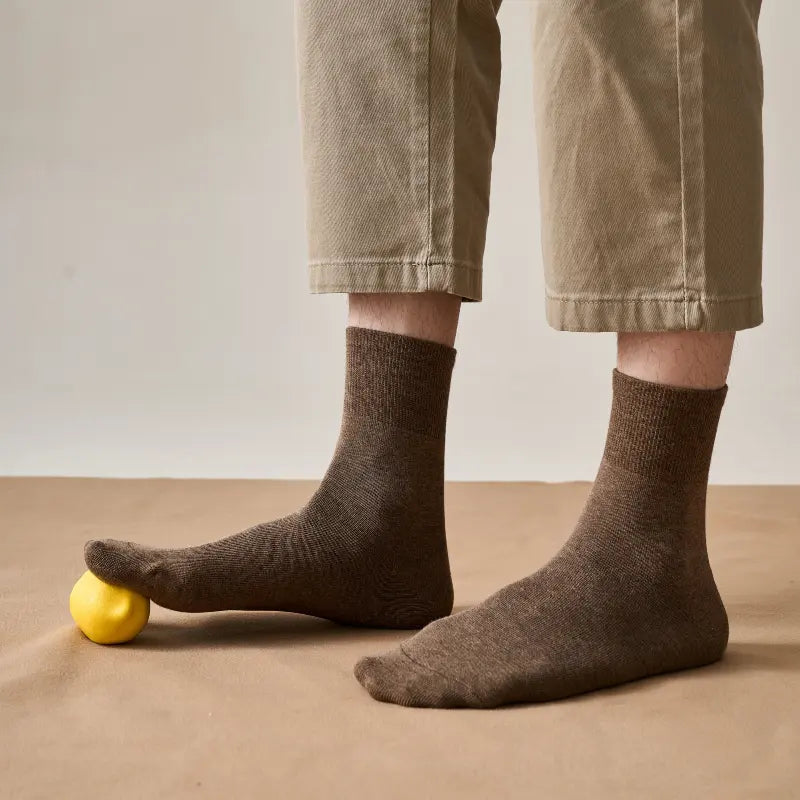 Men's Everyday Smooth-Knit Cotton Socks