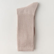 Men's 92% Cotton Ribbed Tall Crew Socks