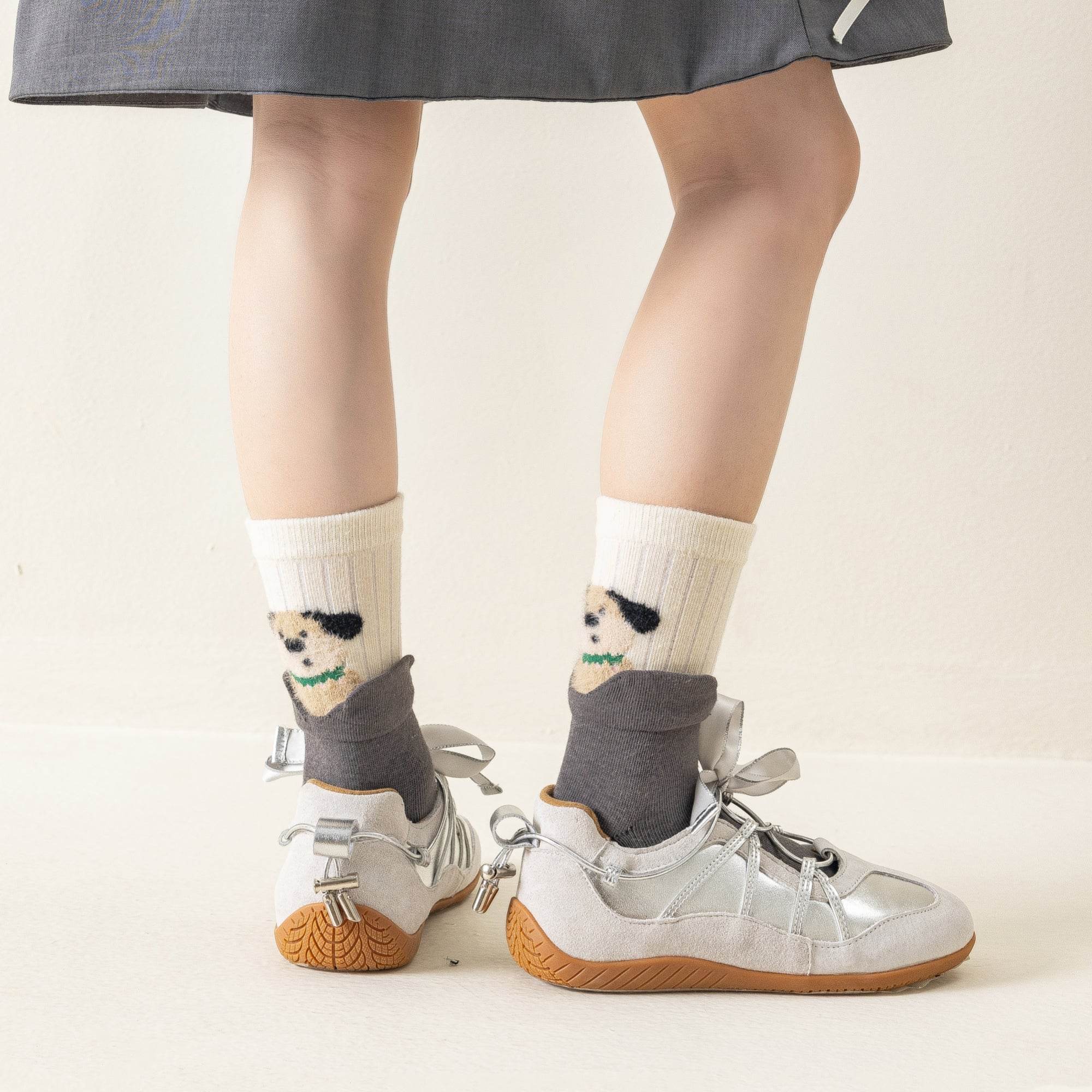 Kid's Peeking Pets Crew Socks - 4 Pairs - Weavasocks