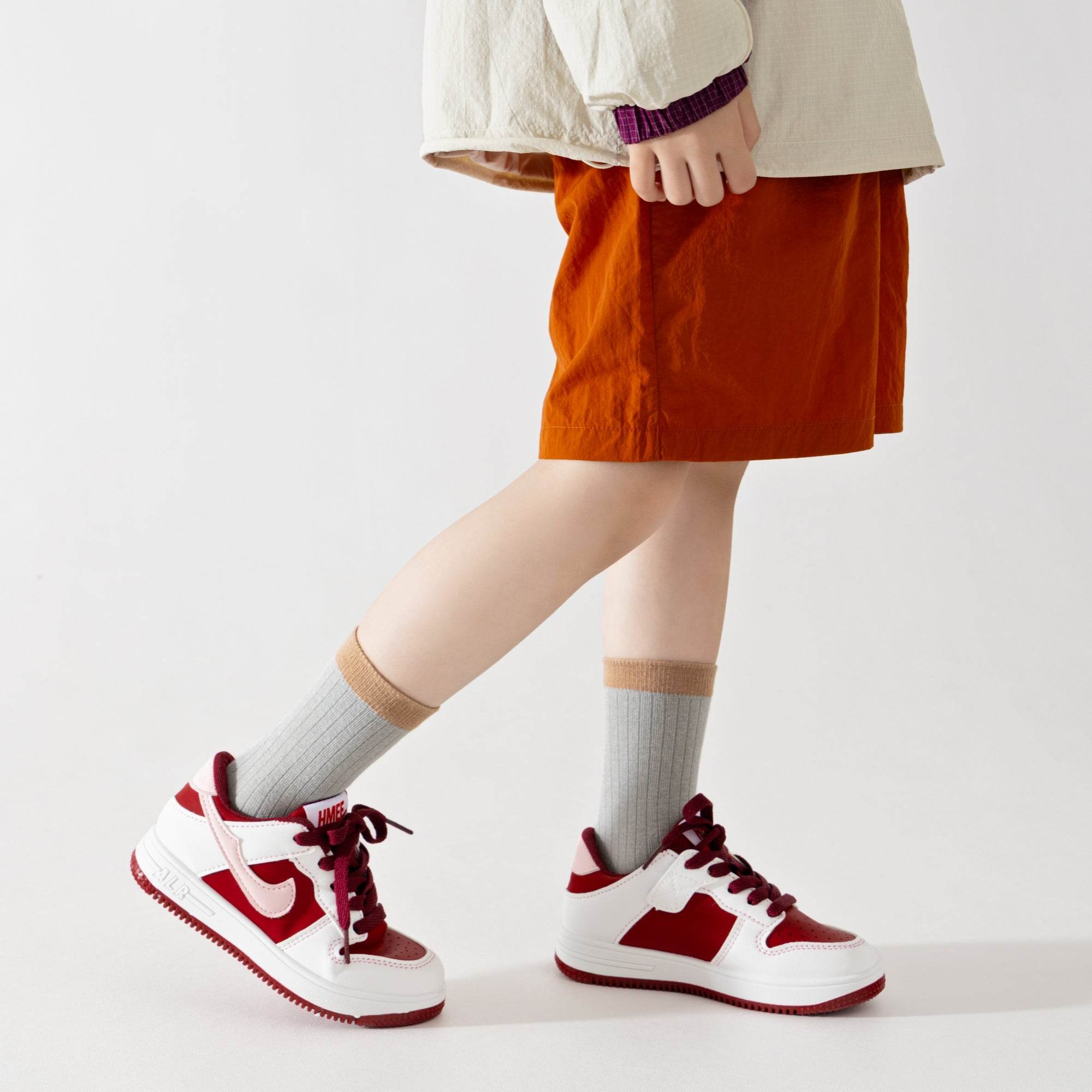 Kid's Tipped Cuff Ribbed Cotton Socks - 5 Pairs - Weavasocks