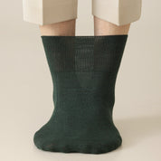 Men's Big & Tall 98% Cotton Loose Top Socks