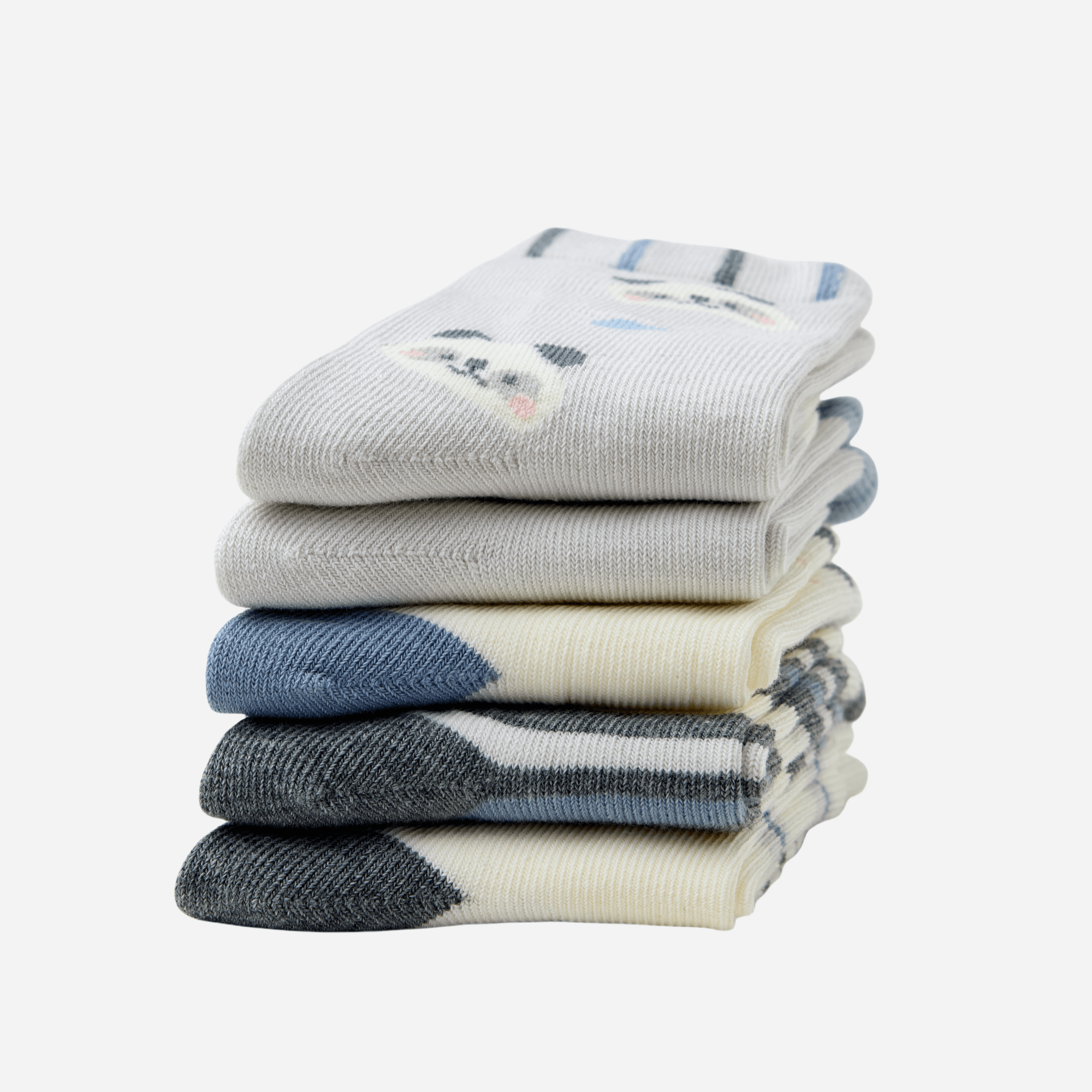 Babies Panda Pals Socks-5 Pack - Weavasocks