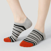Colorblock No-Show Socks