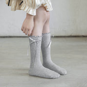 Kid's Ruffle Cuff Knit Socks - 3 Pairs - Weavasocks