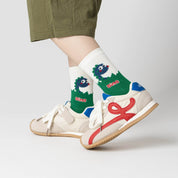 Kid's Playful Dinosaur Crew Socks - 5 Pairs - Weavasocks