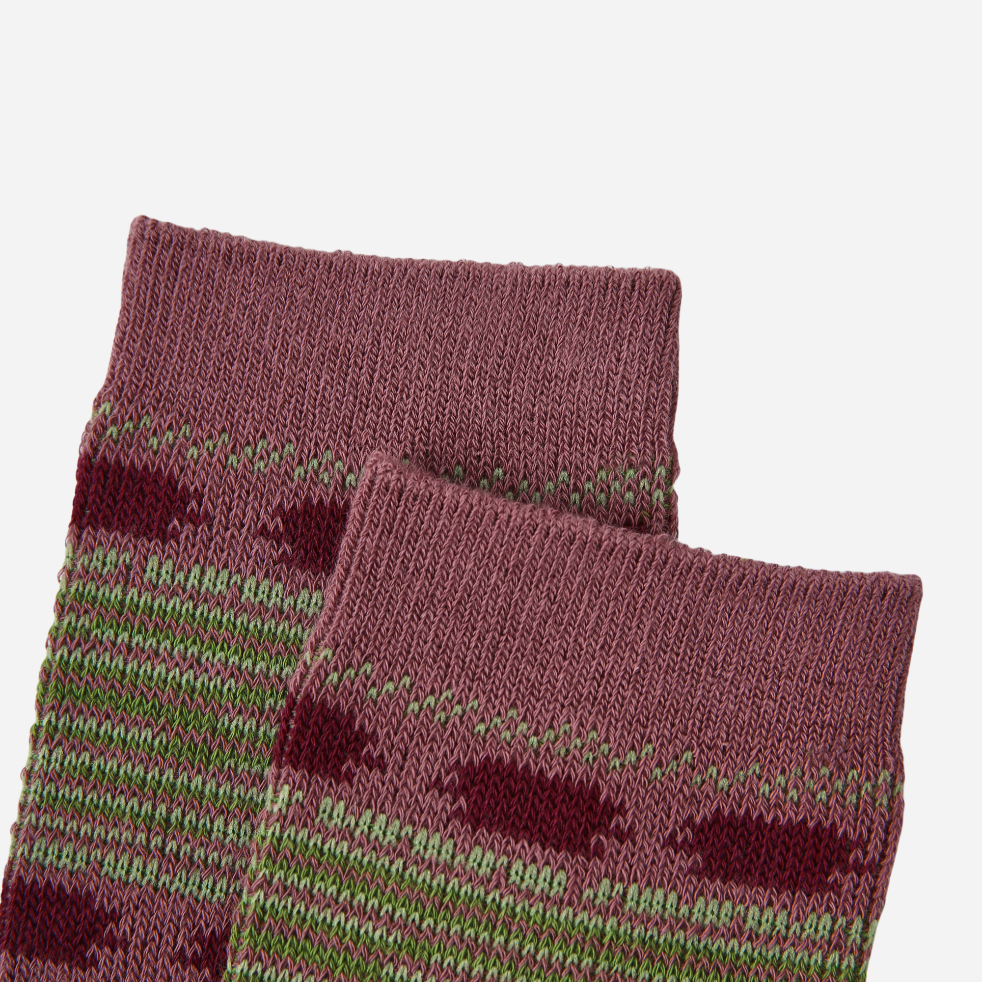 Women's Grid Rhythm in Coffee Berry-3 Pack