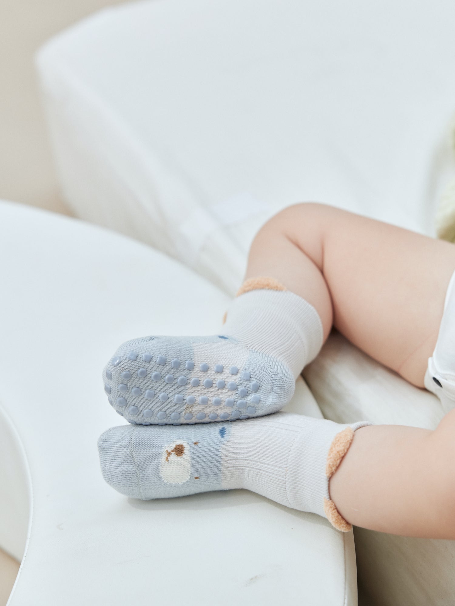 Babies' Non-Slip Socks for New Walkers-3 Pack