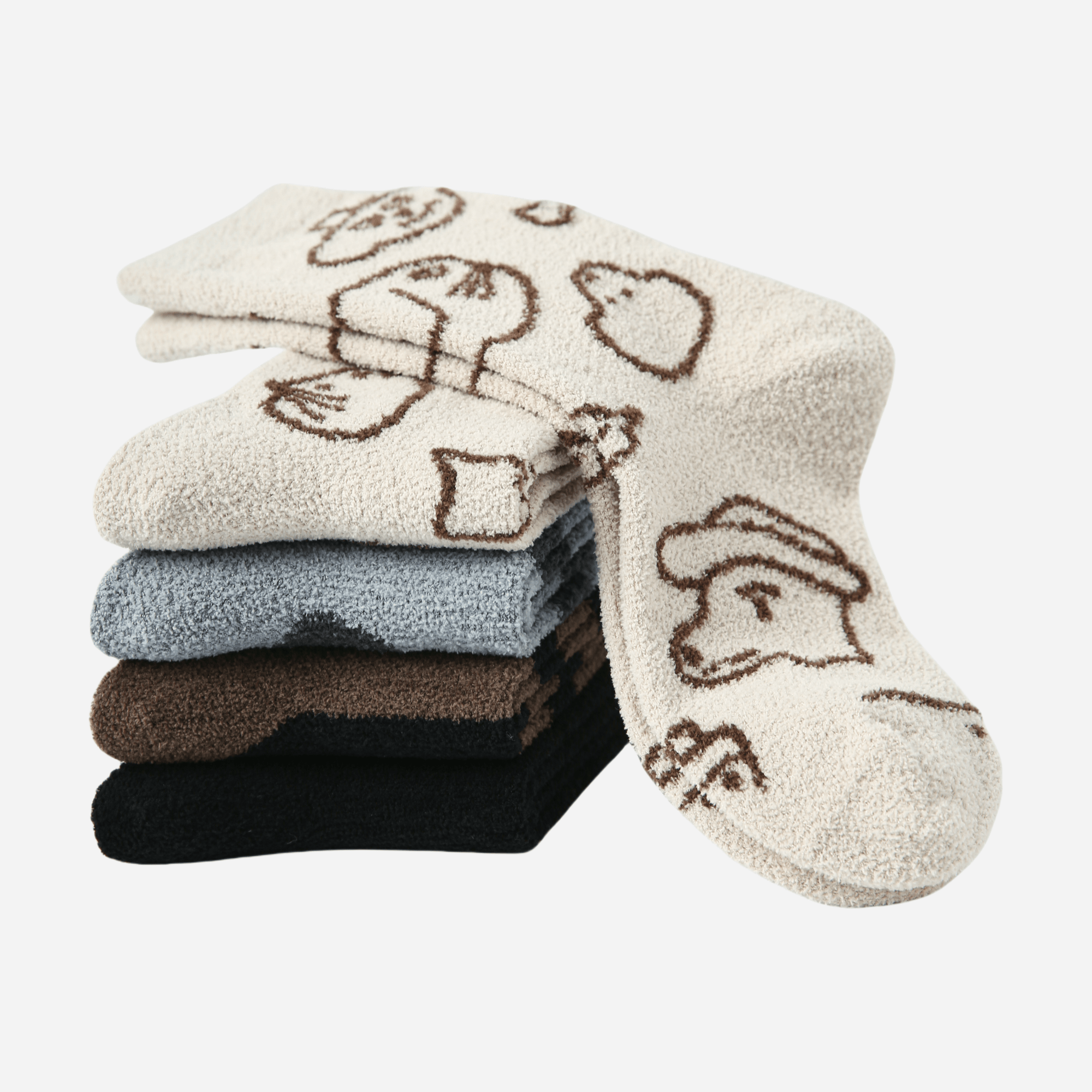 Kid's The Cozy Doodle Socks-4 pack - Weavasocks