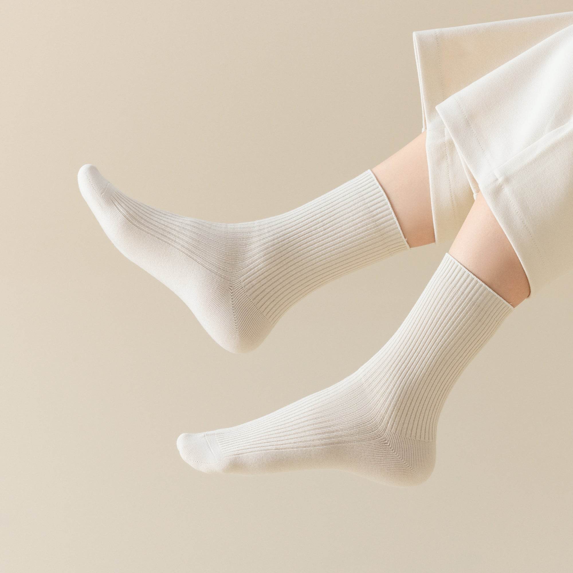 Women's Chunky Rib-Knit Slouch Socks - 5 Pairs