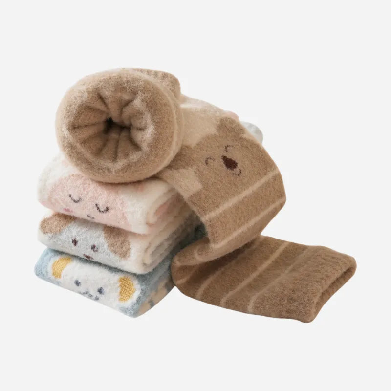 Babies Cozy Crawler Leg Warmers-3 Pairs