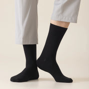 Men's Heathered 98% Cotton Loose Top Socks