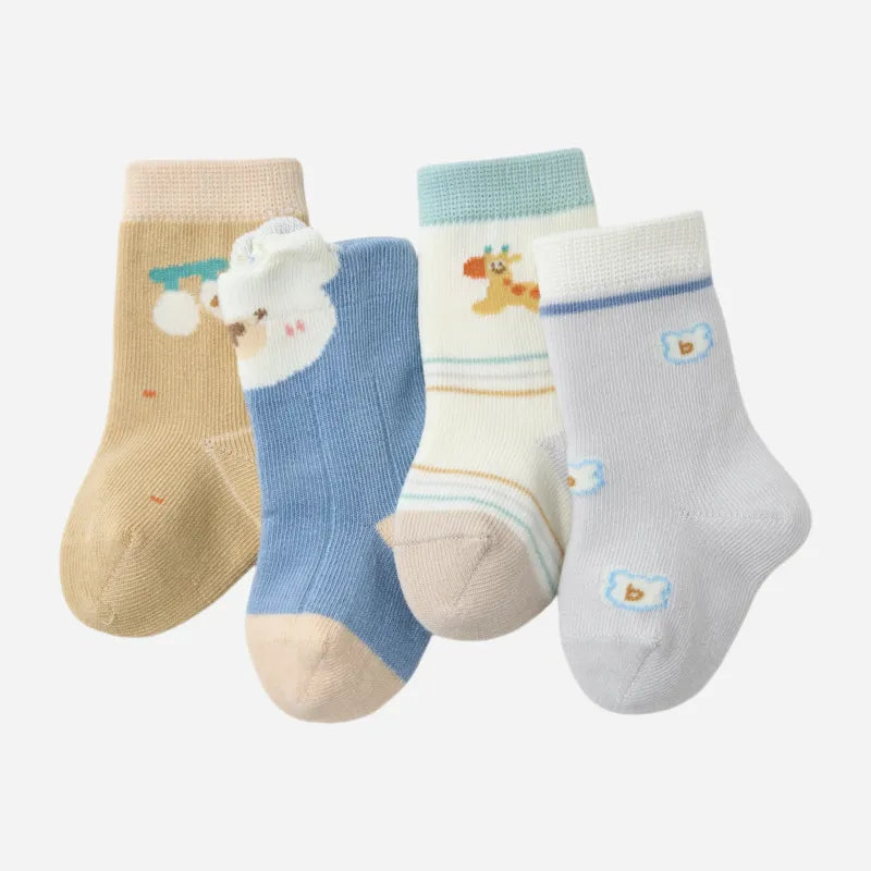 Babies The Circus Crew Socks-4 Pairs