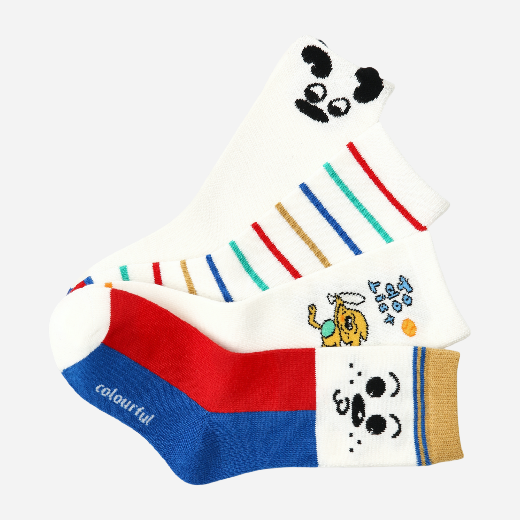 Kids' Comic Stripes & Blocks-4 Pack