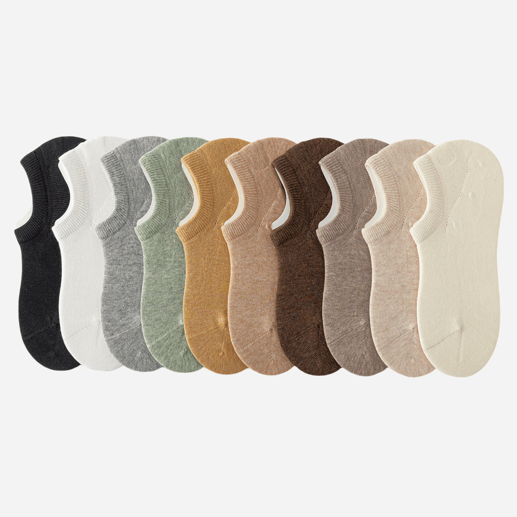 Women's Stay-Put No-Show Socks-6 Pack